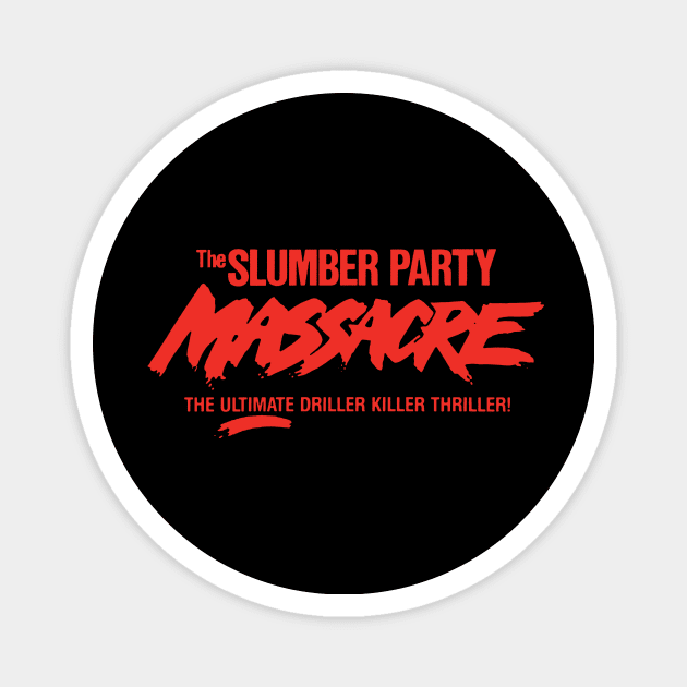 Slumber Party Massacre Magnet by The Video Basement